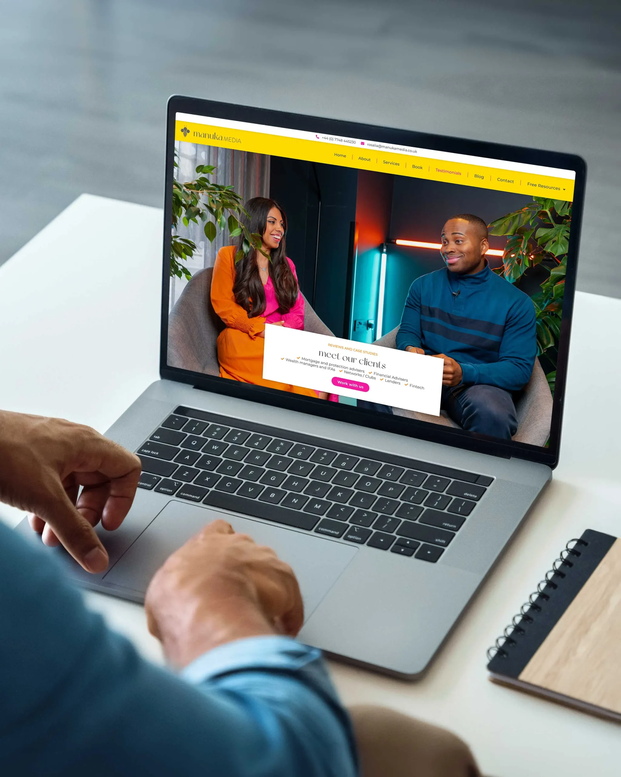 Manuka Media Website Design